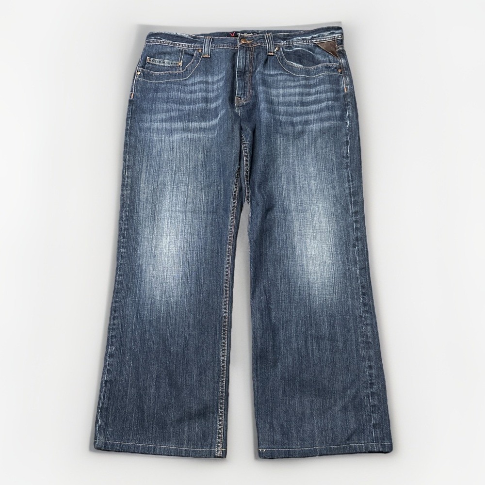 VTG Y2K Baggy Men's Jeans Vigoss Size 40 Medium Fade 40x29